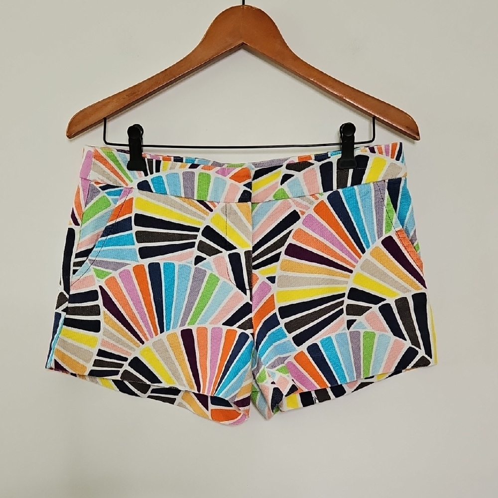 Trina Turk Colorful Shorts Rainbow Beach‎ Resortwear Size 6